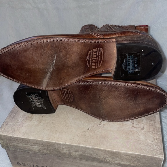 NWT BED|STU Ellice Tan Rustic Ankle Boot - Picture 12 of 12
